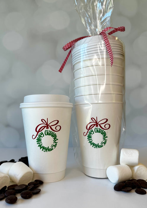 Insulated Cups - Wreath