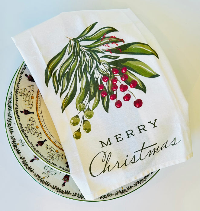 Bar Towel - Merry Christmas