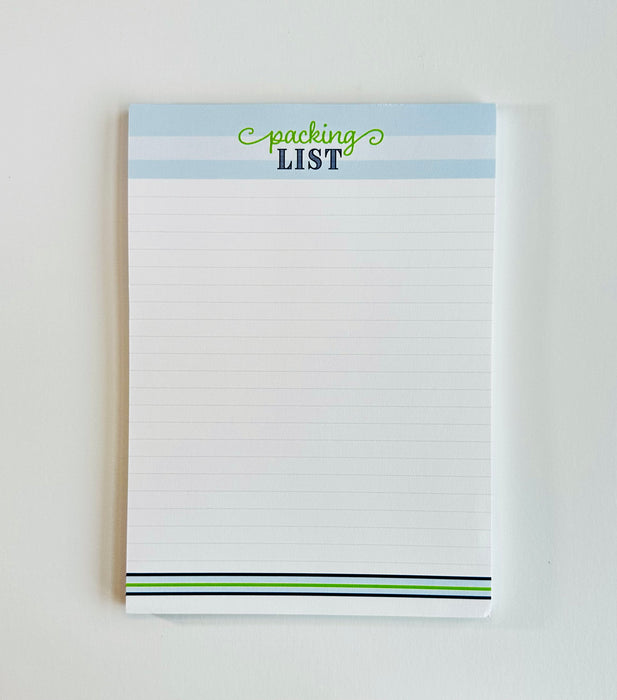 Notepad - Packing List