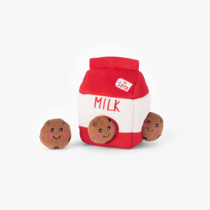 Dog Toy -  Santa's Milk and  Squeaky Cookies