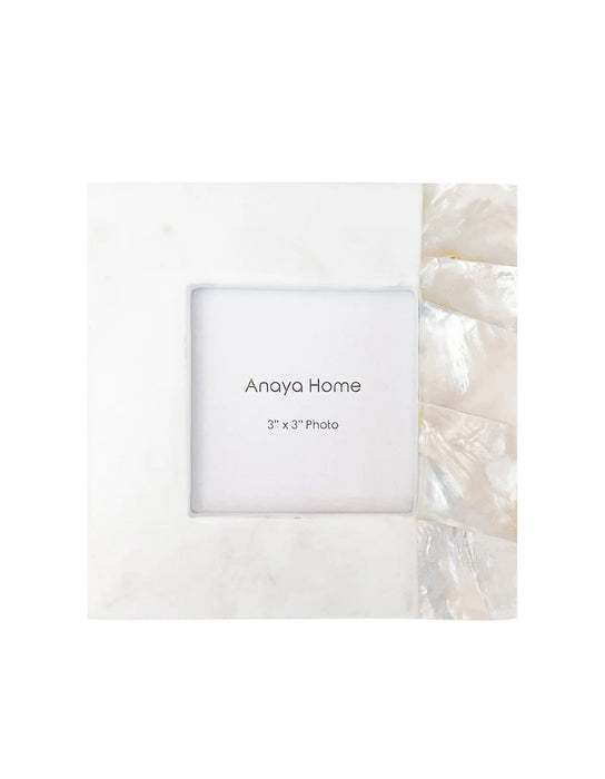 Mother of Pearl Marble Picture Frame